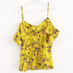 ☀️Bright Yellow Off The Shoulder Top